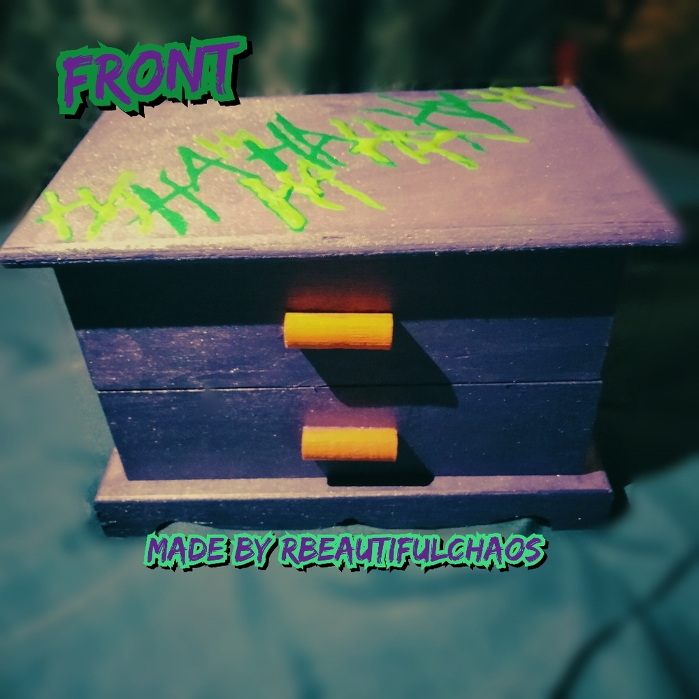 Joker Jewelry/Trinket Box *FREE MIRROR!*
